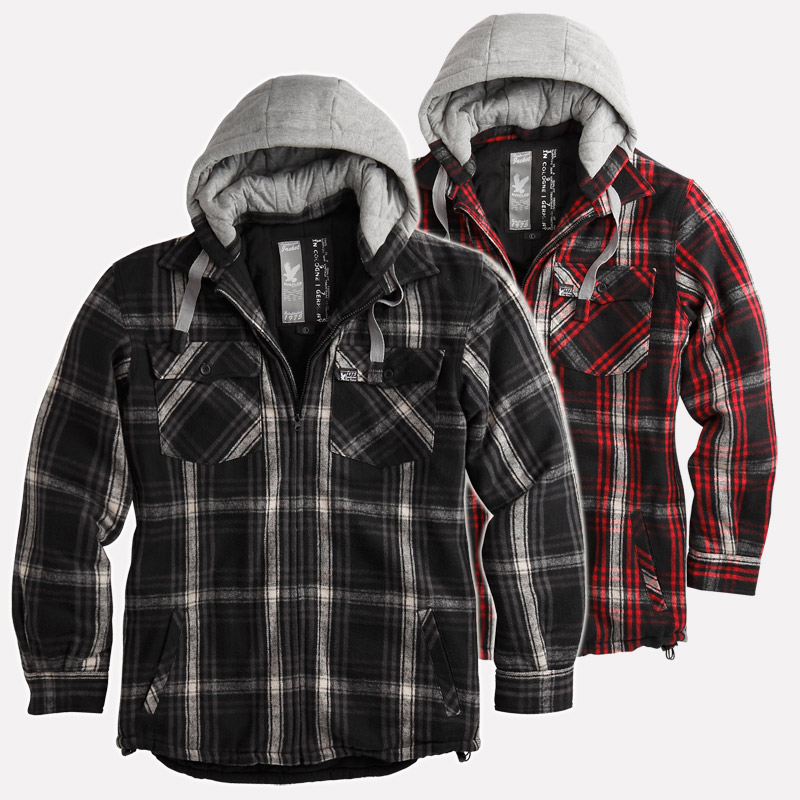 SURPLUS Raw Vintage™ Herren LUMBERJACK Jacket HOLZFÄLLER Flanell Jacke