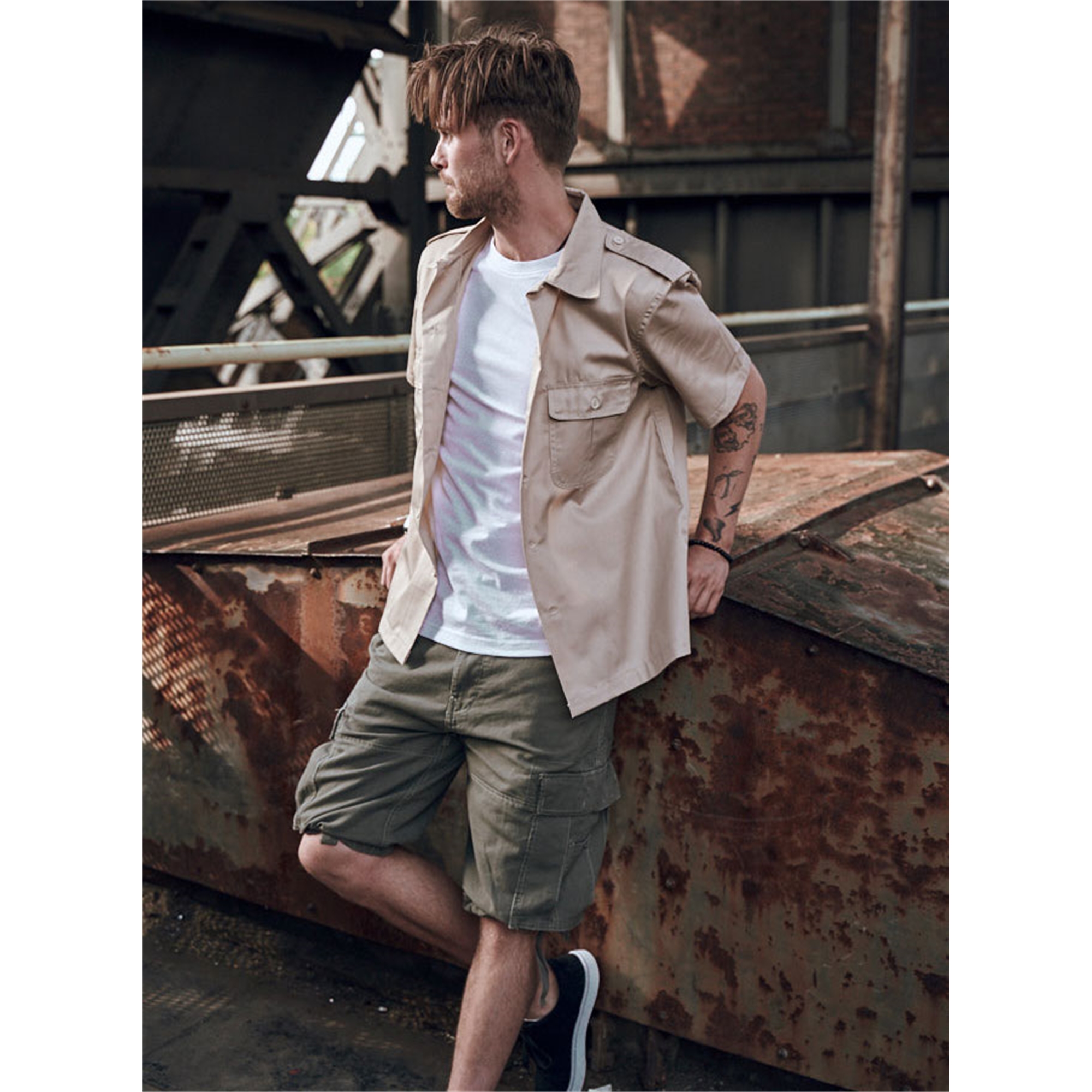 Brandit Vintage Shorts In Woodland | Shorts | Herren | Lifestyle - View #5