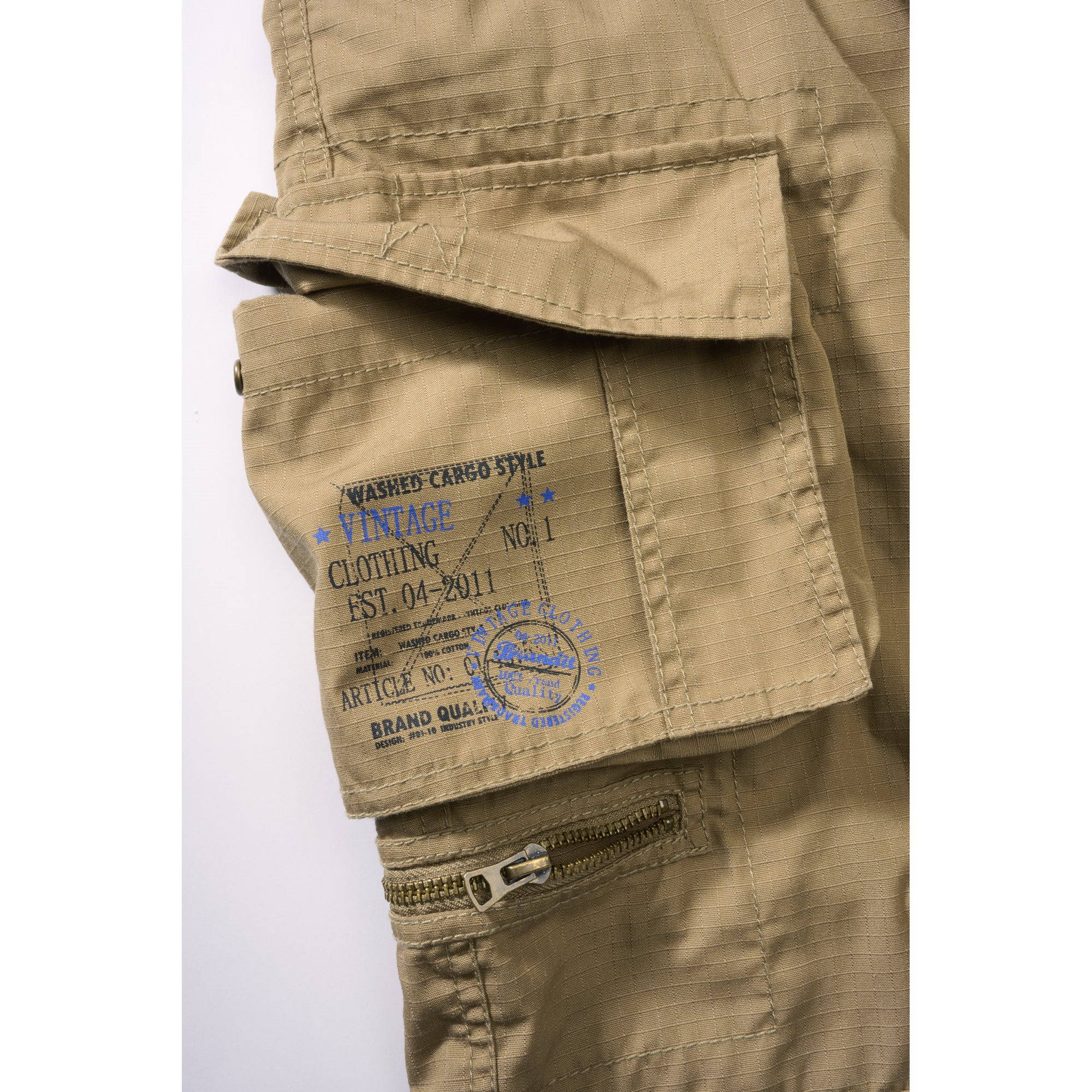 Miniaturansicht 19  - Brandit Savage Ripstop Herren Cargo Shorts Bermuda Kurze Hose Short US Army Rang