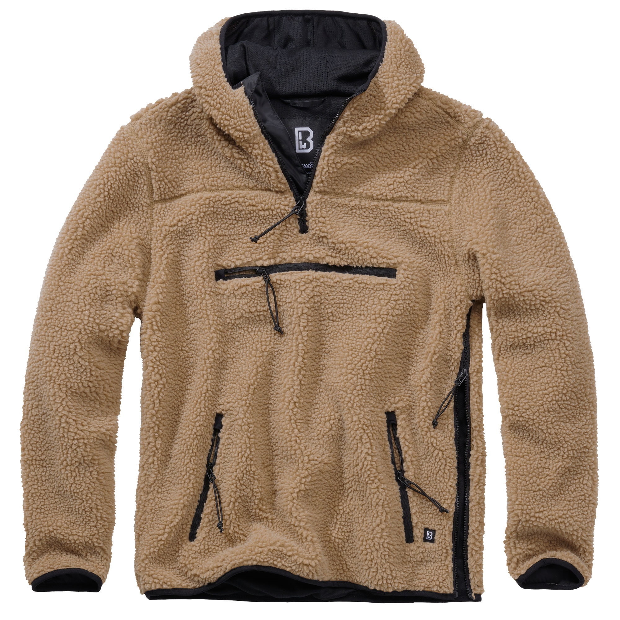 Brandit Teddyfleece Worker Jumper Hoodie Warm Jacket S-5XL | eBay