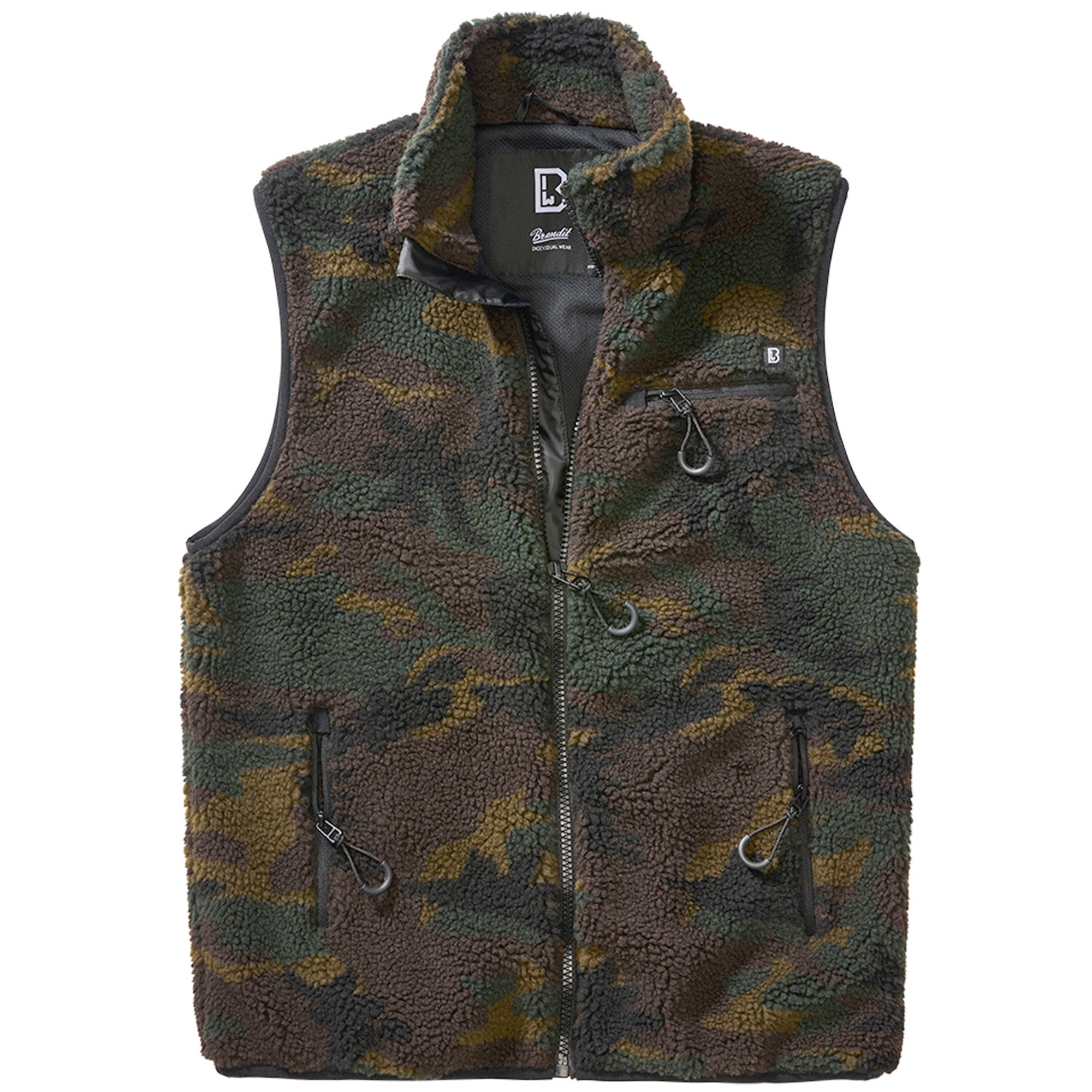 Brandit Teddy Fleece Weste Jacke Angeln Jagd Ranger Outdoor Frühling S-5XL - Bild 15 von 26