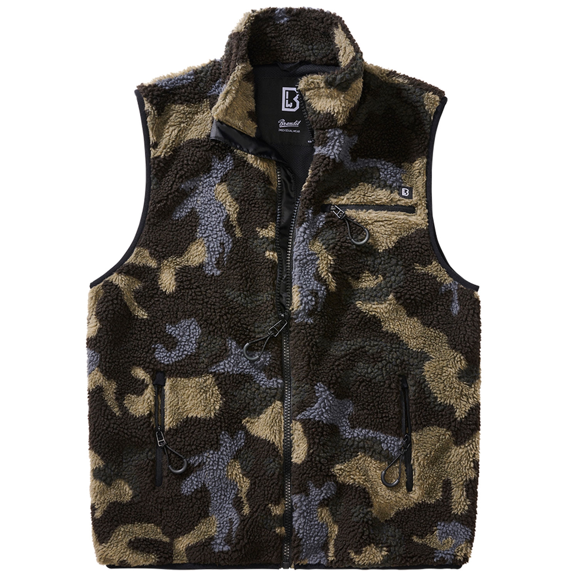 Brandit Teddy Fleece Weste Jacke Angeln Jagd Ranger Outdoor Frühling S-5XL - Bild 11 von 26