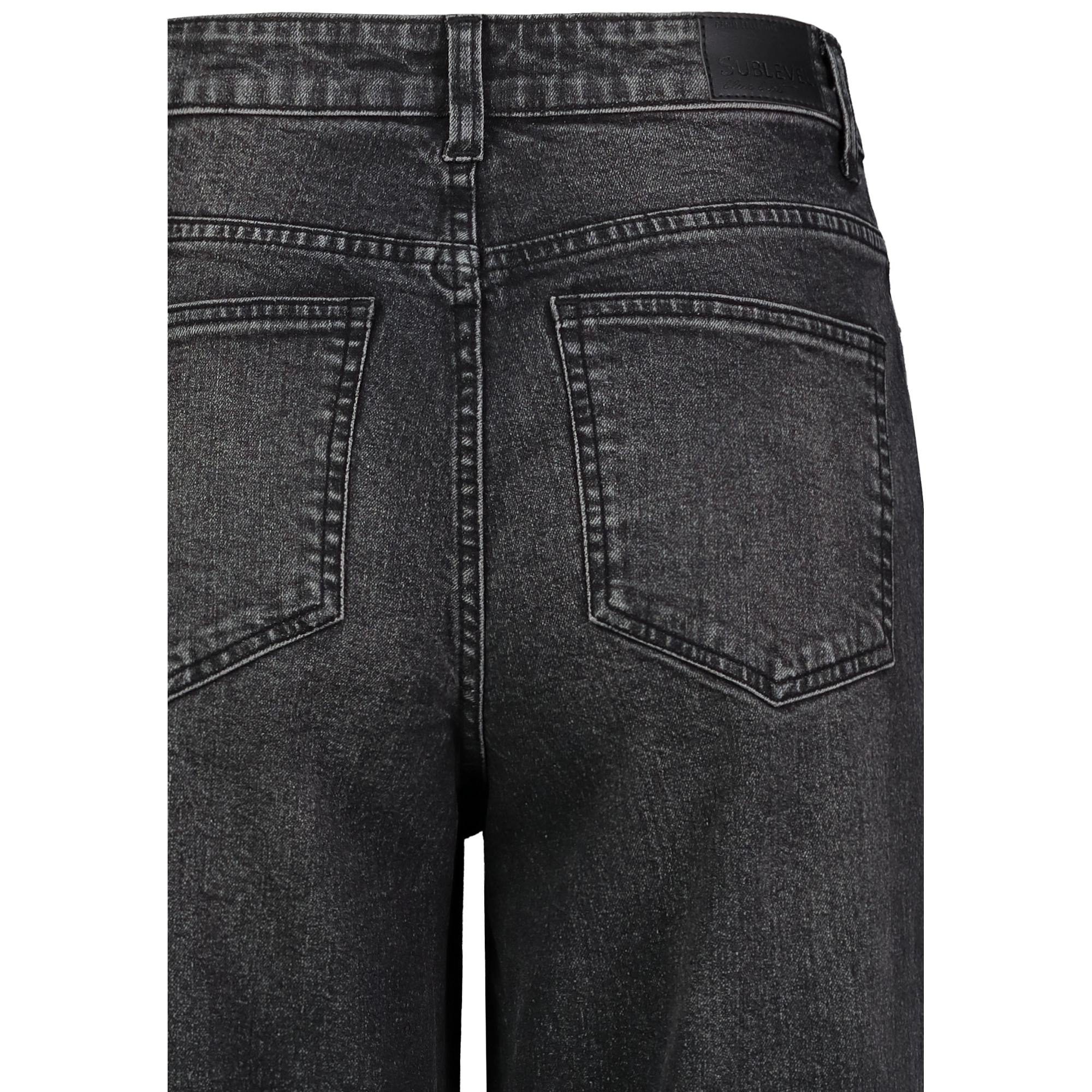 Sublevel Damen Weite Jeans High Waist weiter Schnitt bequem und dehnbar Hose - Bild 8 von 14