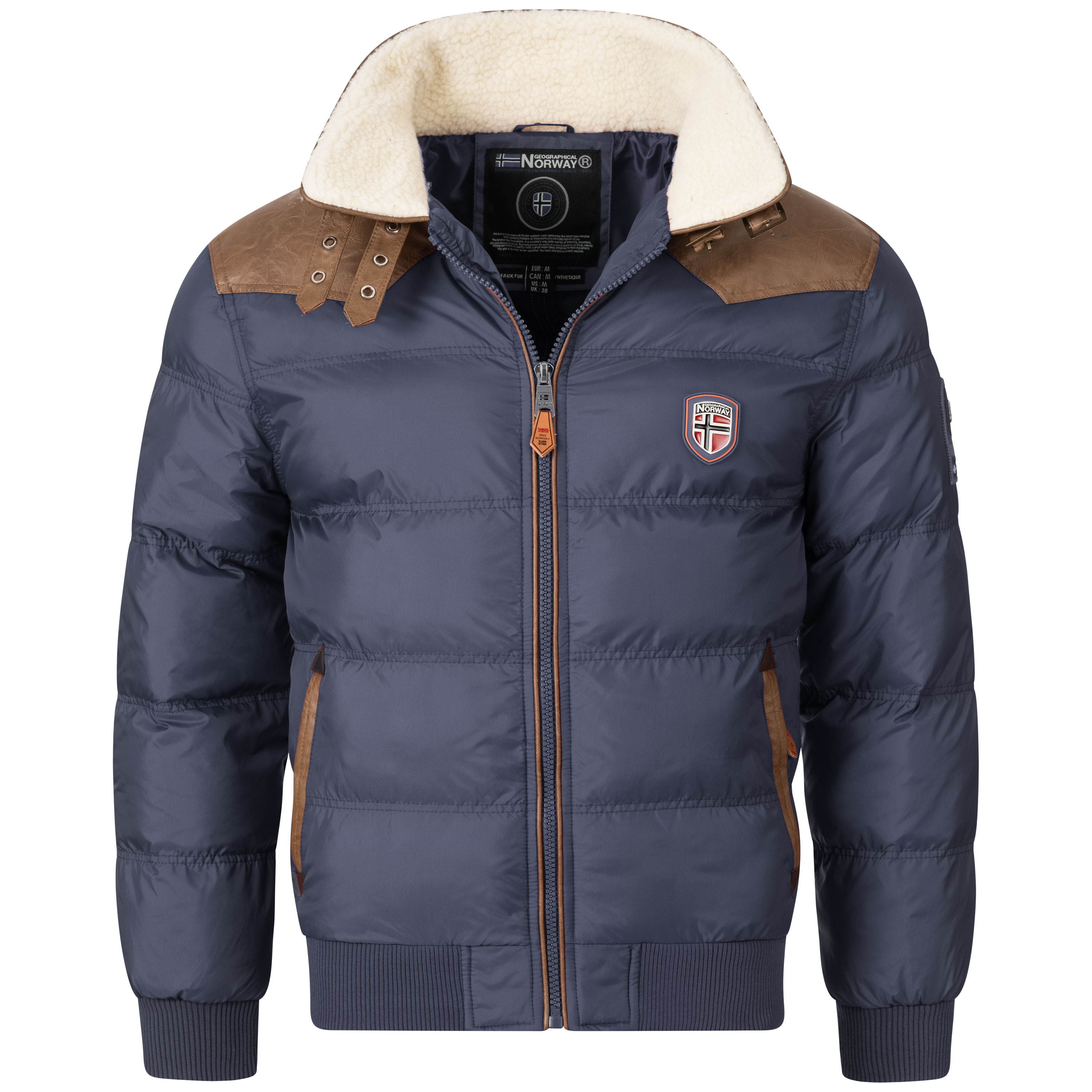 Geographical Norway warme Designer Herren Winter Stepp Jacke