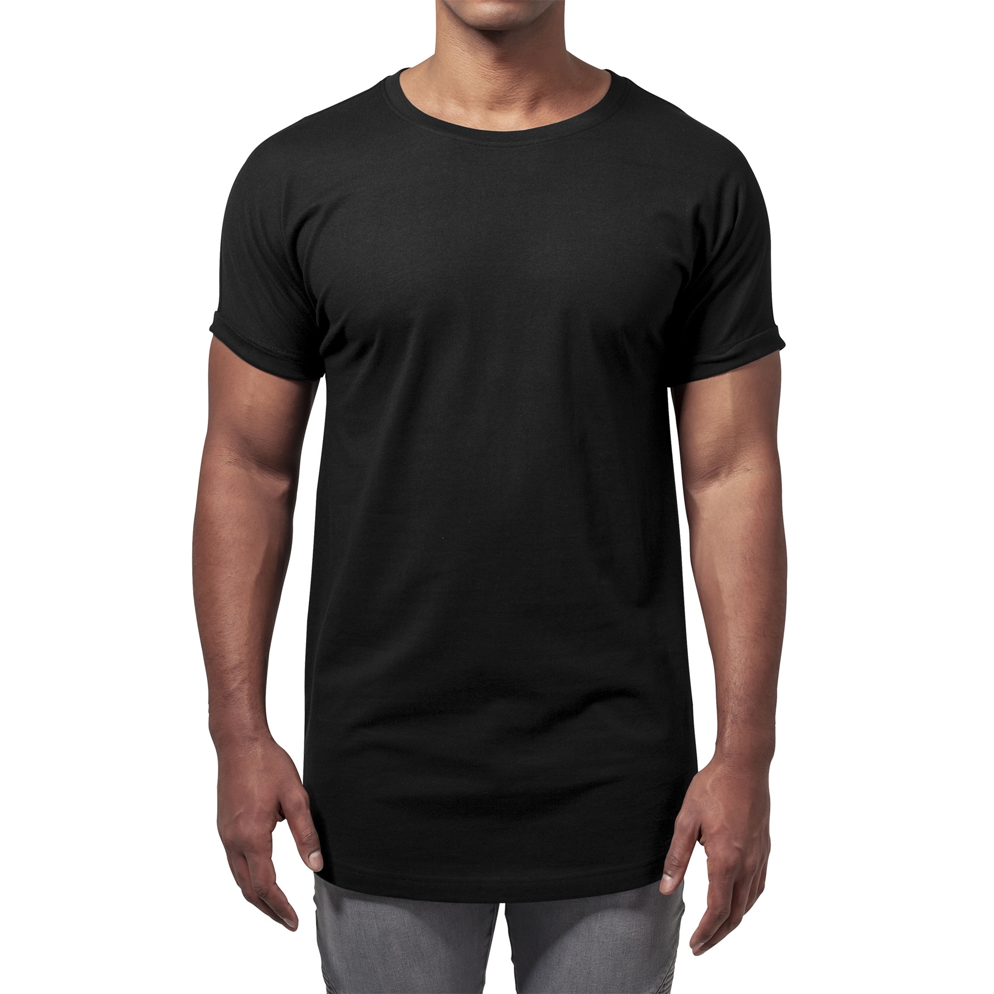 Urban Long extra Herren T-Shirt oversize Classics Shaped Shirt Turnup lang Tee eBay |