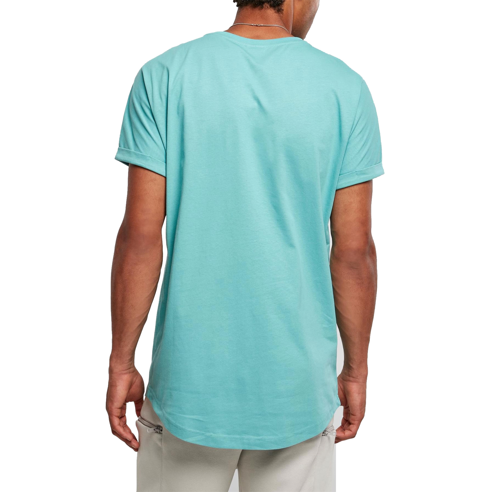 Shirt Urban Herren oversize lang Shaped T-Shirt extra Turnup Tee Long eBay | Classics