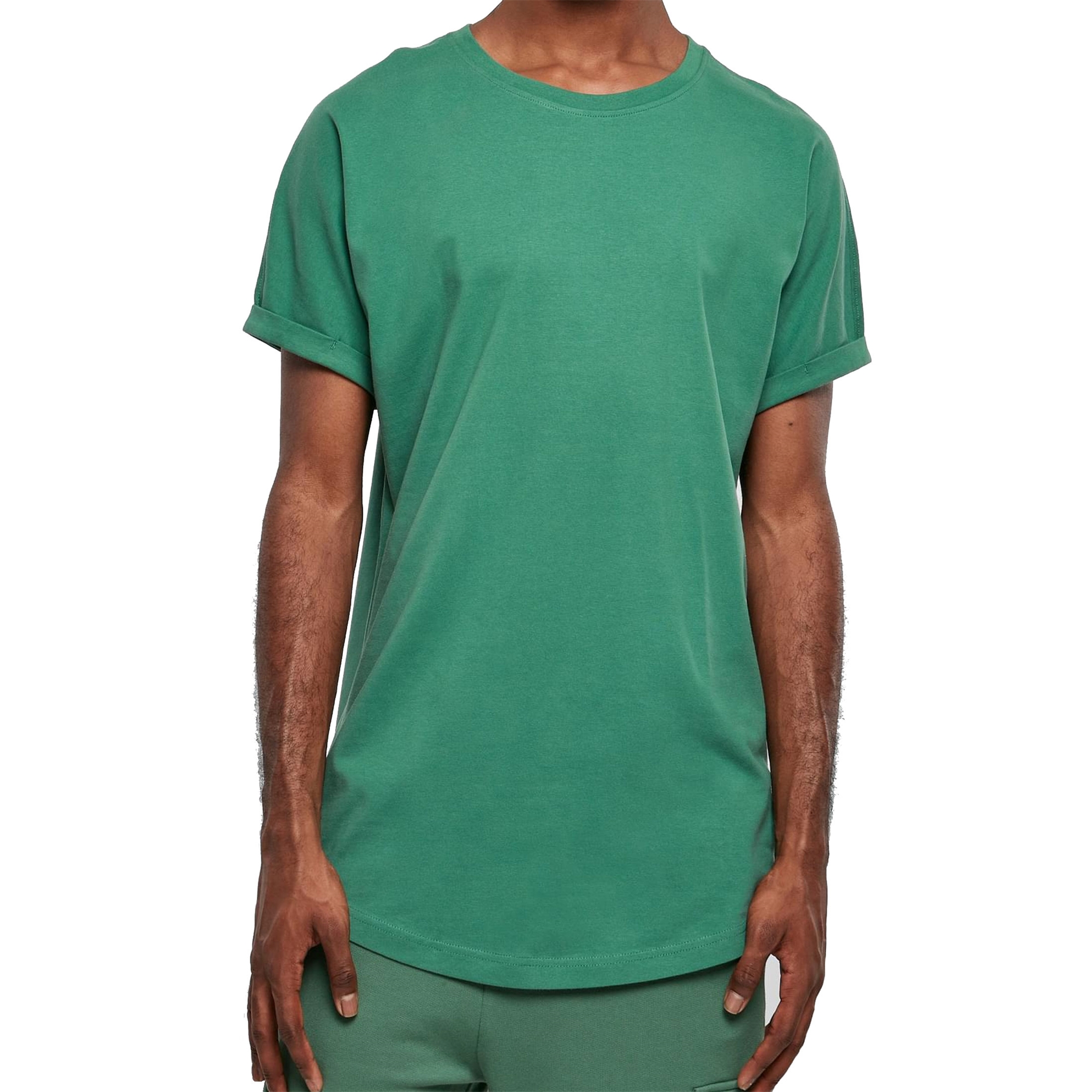 Urban Classics Herren T-Shirt Shaped Long Turnup Tee extra lang oversize  Shirt | eBay | 