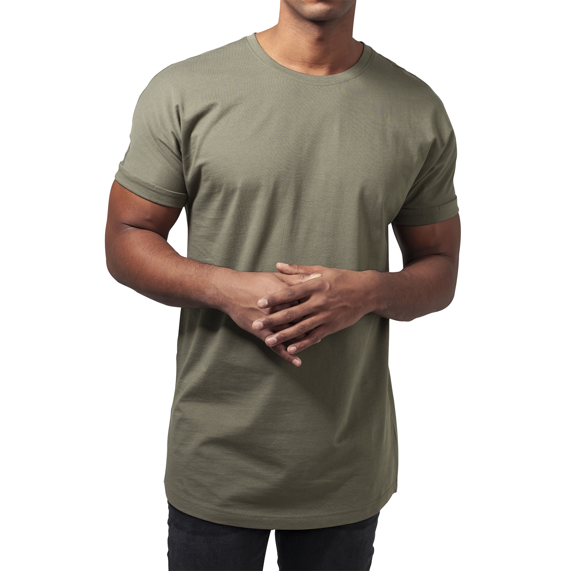 eBay extra Tee Long Shirt lang oversize | T-Shirt Classics Urban Herren Turnup Shaped