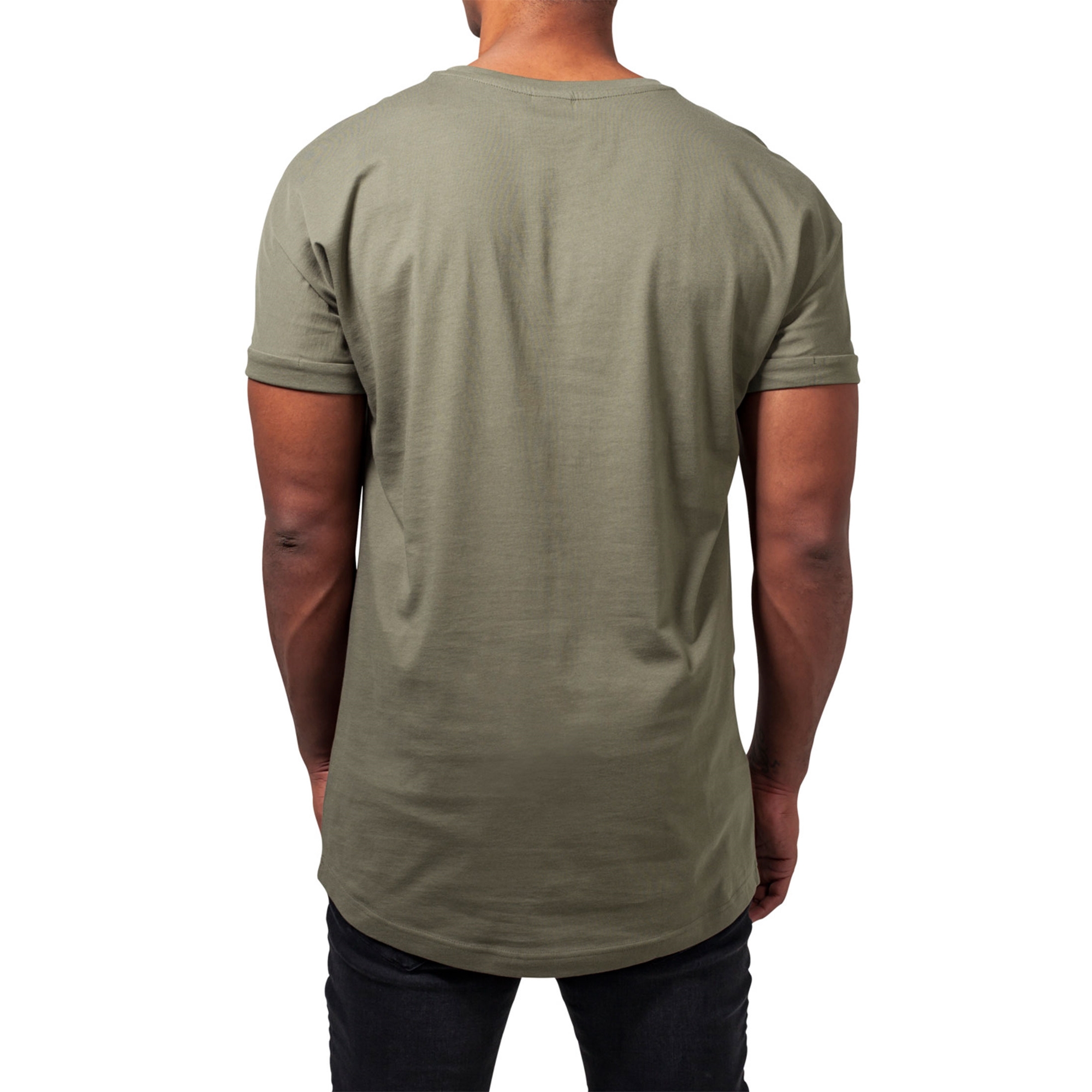 Shirt | Classics Turnup lang Shaped oversize eBay T-Shirt Urban Tee Long Herren extra