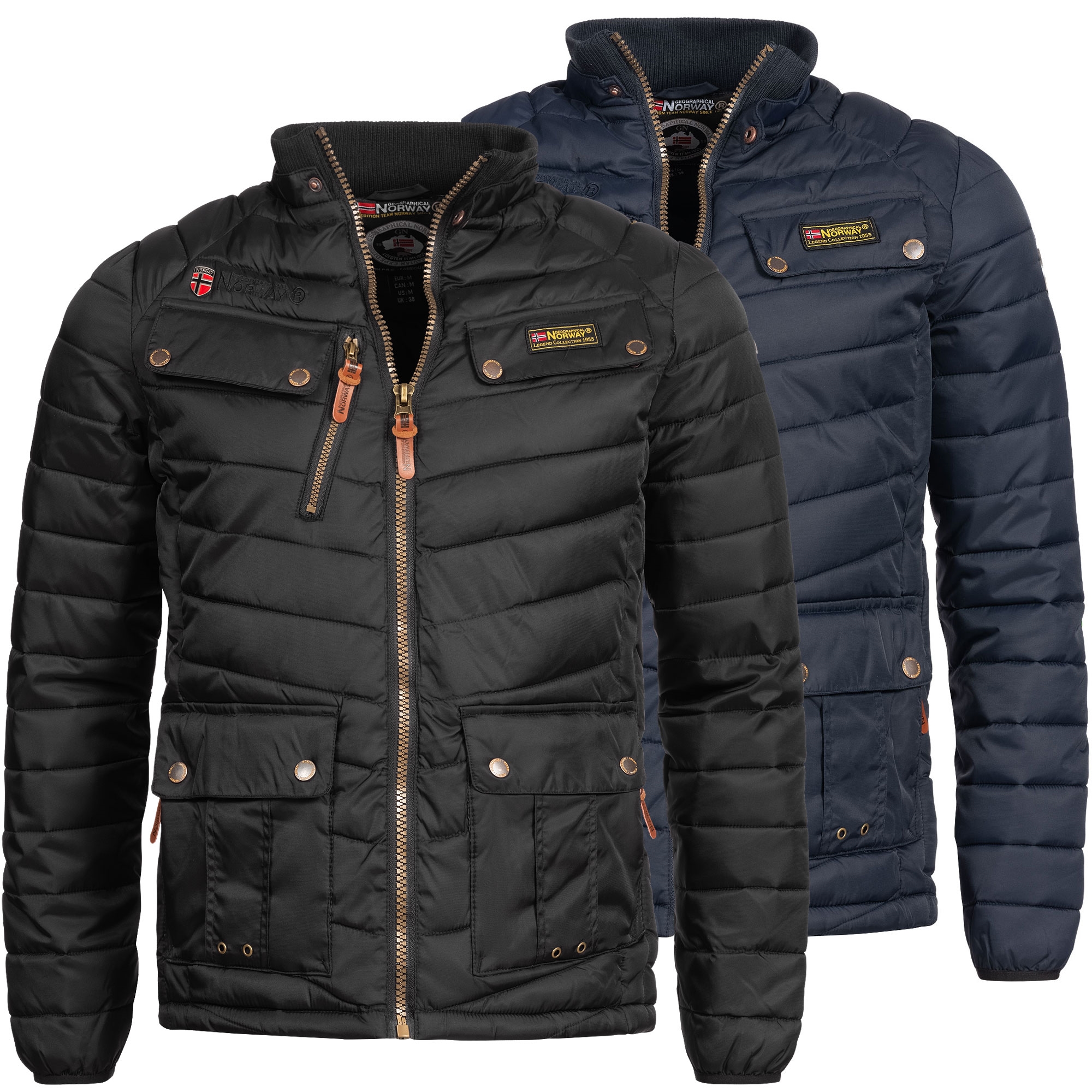 Geographical Norway warme Designer Herren Winter Stepp Jacke