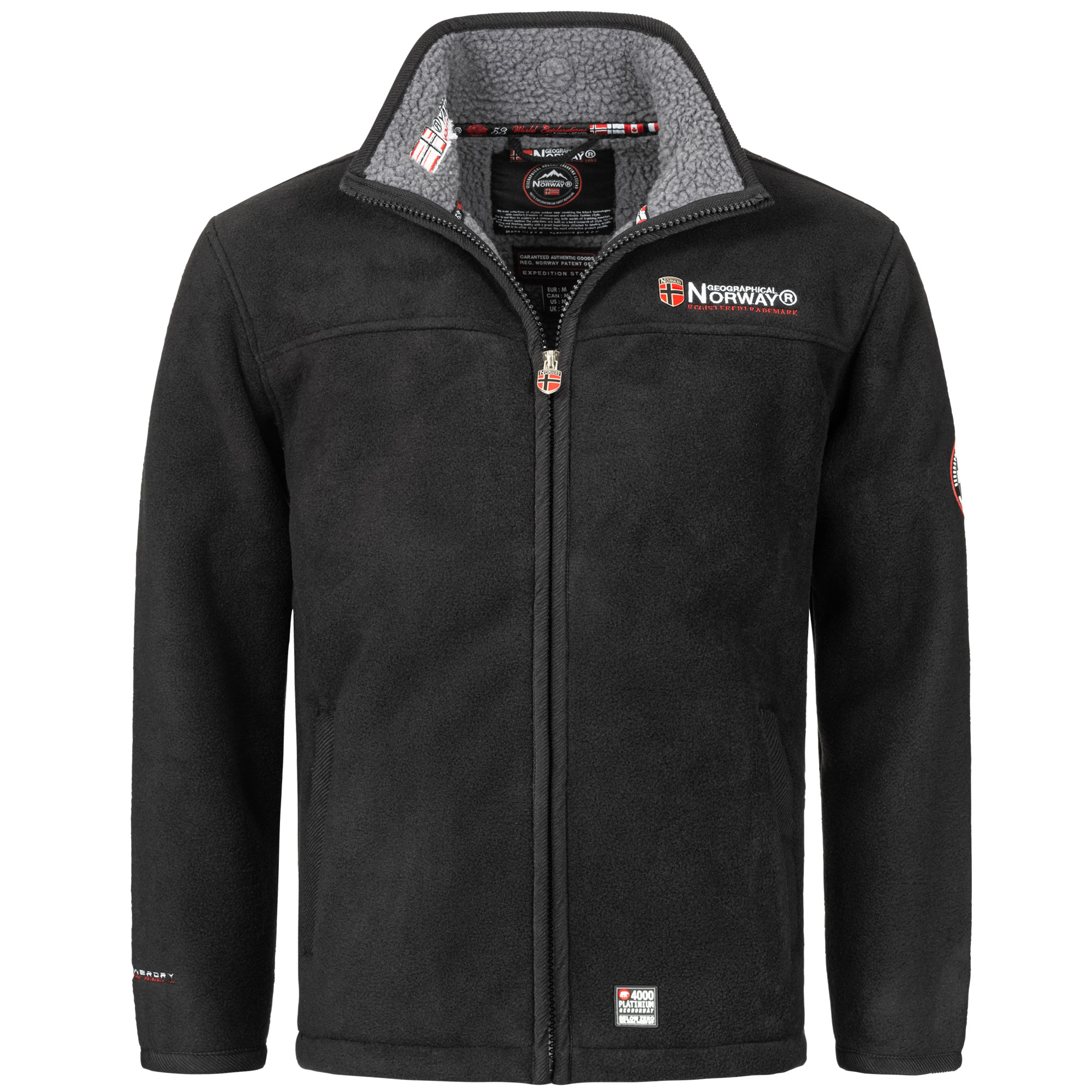 Geographical Norway Giacca Invernale Uomo Con Colletto In Pelliccia Stile Orsacchiotto, Calda E Confortevole