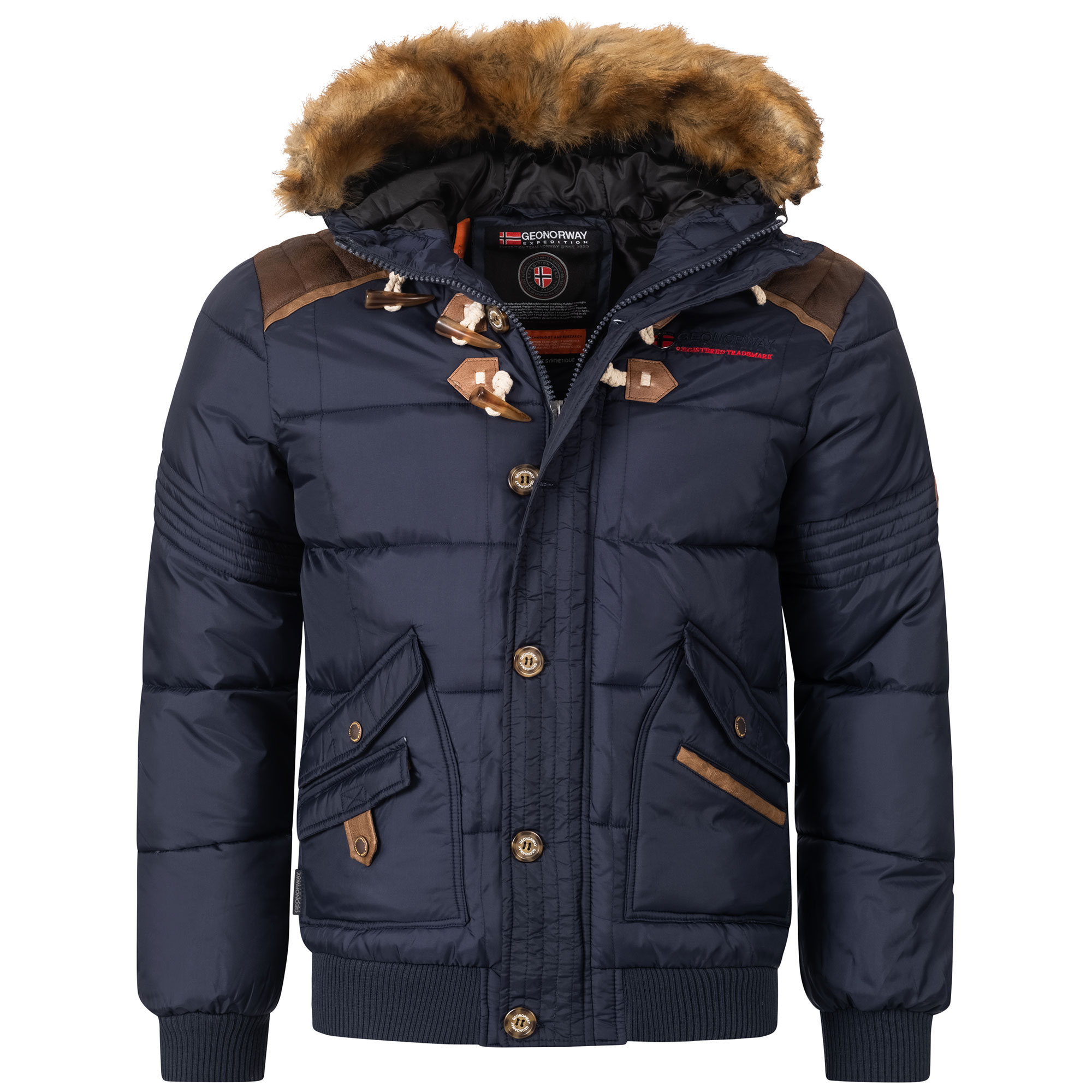 GEOGRAPHICAL NORWAY | Parka Imbottito D.grey Uomo | DIVERGENCE-MEN - Foto 3