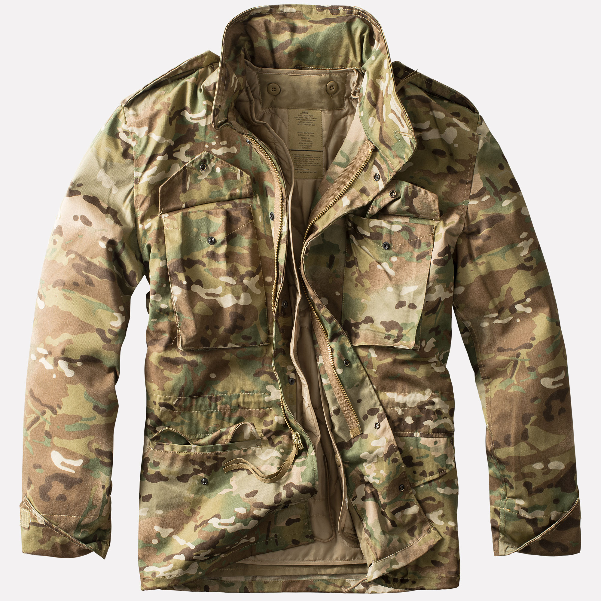 Taktische Jacke Herren Flecktarn - Bundeswehr Style Softshell