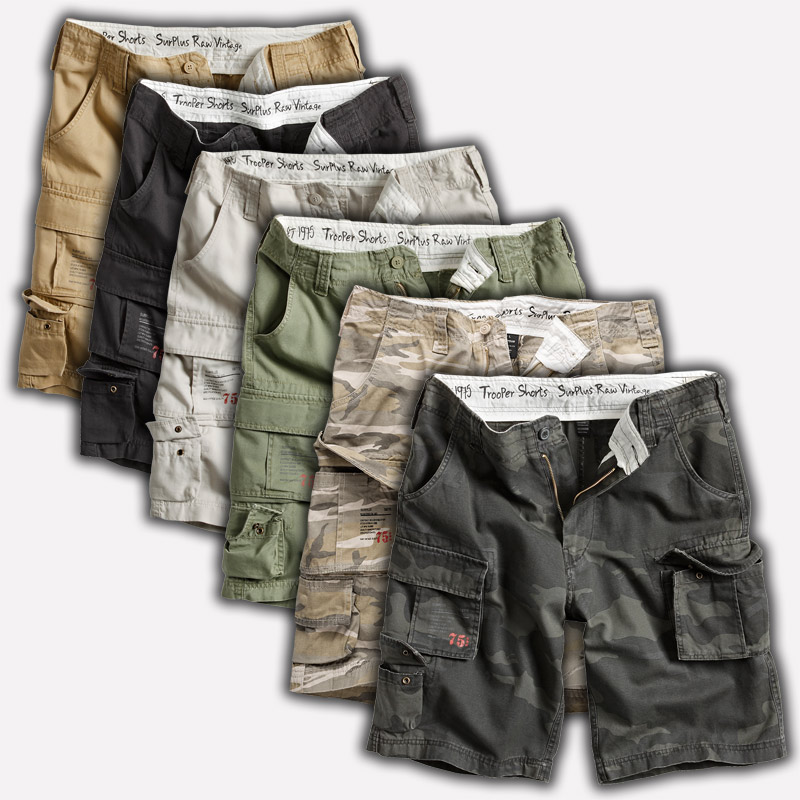 division shorts surplus raw vintage